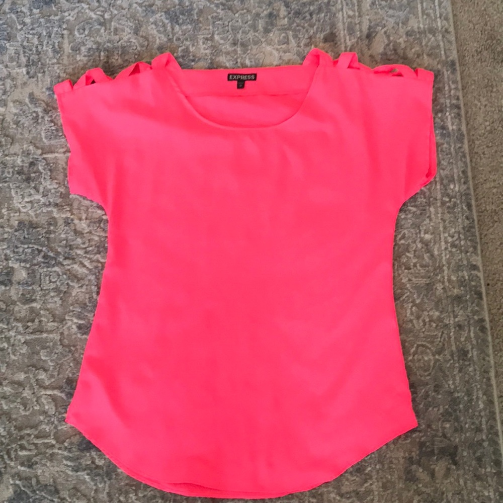 Neon pink top